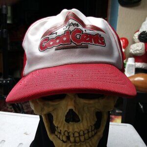 Vintage Super Good Cents Snap Trucker Hat Cap